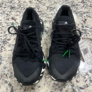 Adidas UltraBOOST 20 Black and White Running Shoes - Stella McCartney edition